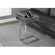 Diva  C Table With Drawer Glossy Grey
