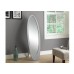 Oval Mirror Grey