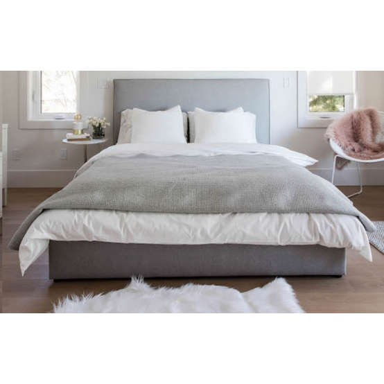  Julie Hydraulic Cement Grey Storage Bed Only Double