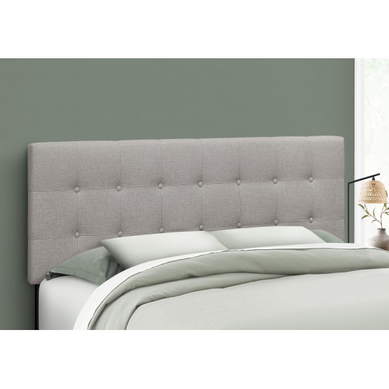 Lisbon Headboard 3 Sizes Grey Linen From