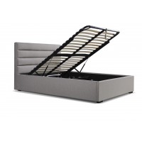 Cairo Hydraulic Storage Bed Tannish Grey  From