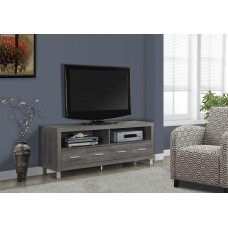 Diva  Large TV Stand - 60"L / DARK TAUPE 4 Drawers