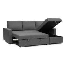    Kim Sofa Bed Grey /  Storage  / Reversible 
