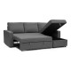    Kim Sofa Bed Grey /  Storage  / Reversible 