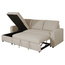     Kim Sofa Bed Beige/  Storage  / Reversible 
