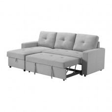    Angie Sofa Bed Grey /  Storage  / Reversible 