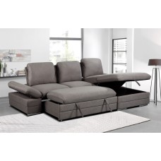   Armen Sofa Bed /  Storage / Left or Right Grey 