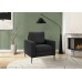      Enzo Chair Black Fabric